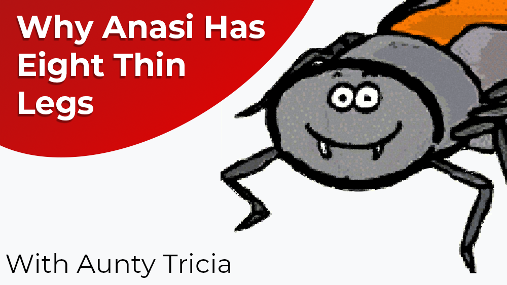 Why Anasi has eight thin legs